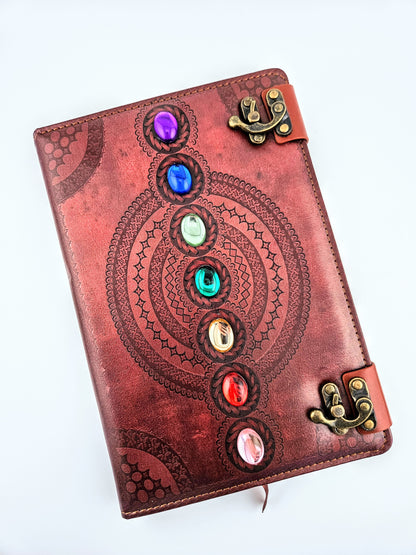 Faux Leather 7 Chakra Journals