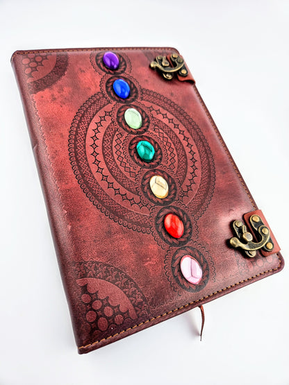 Faux Leather 7 Chakra Journals