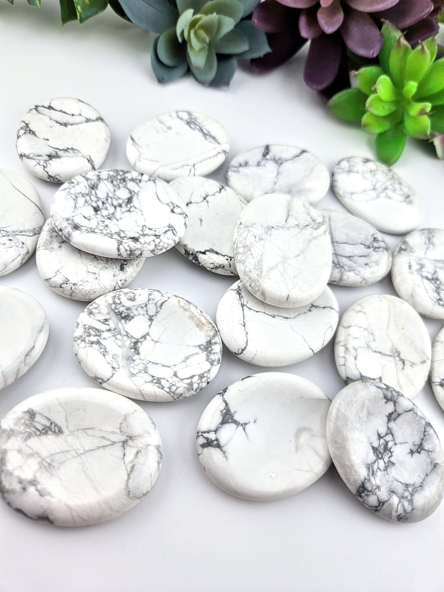 Howlite Worry Stone