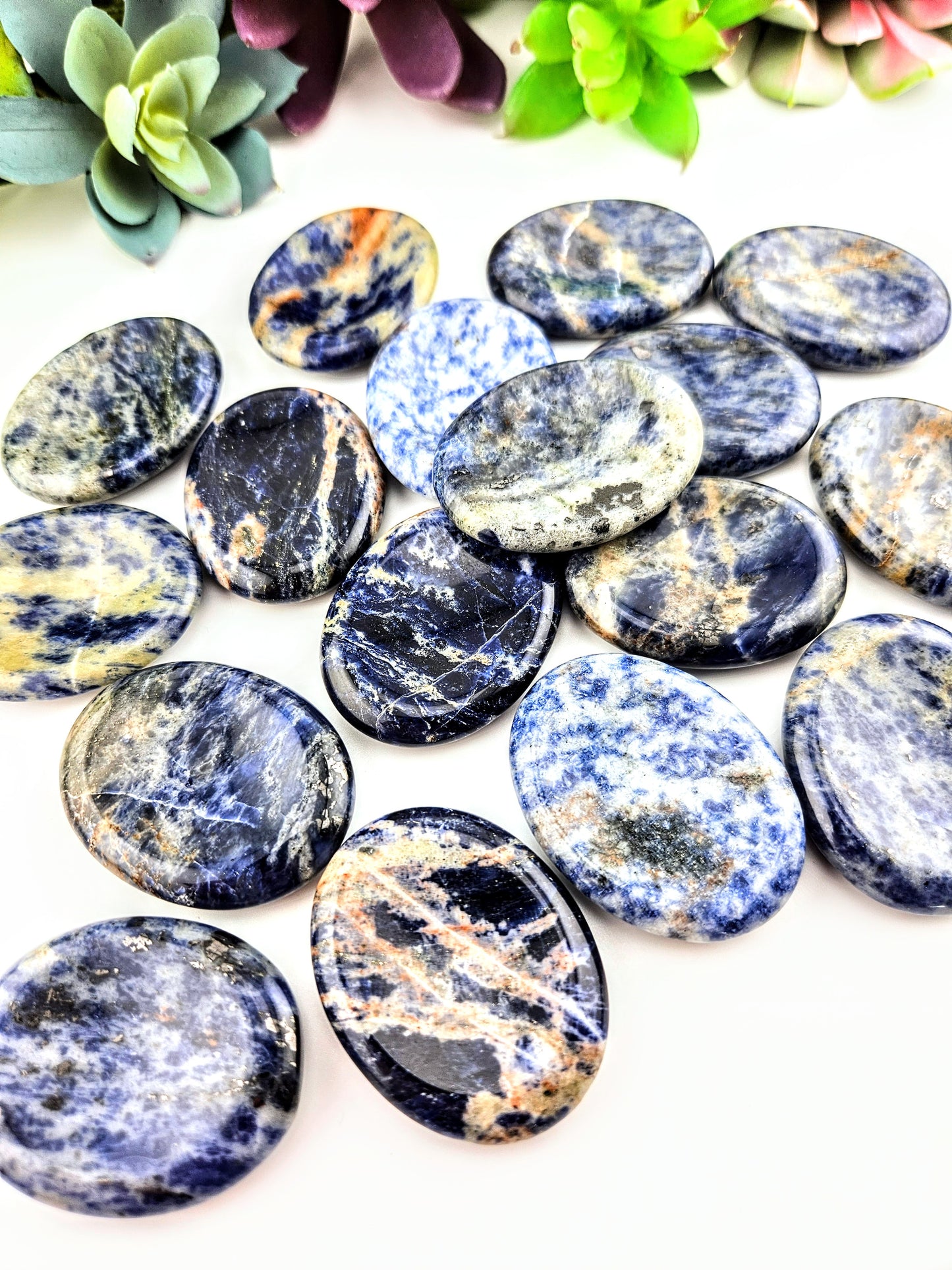 Sodalite Worry Stone