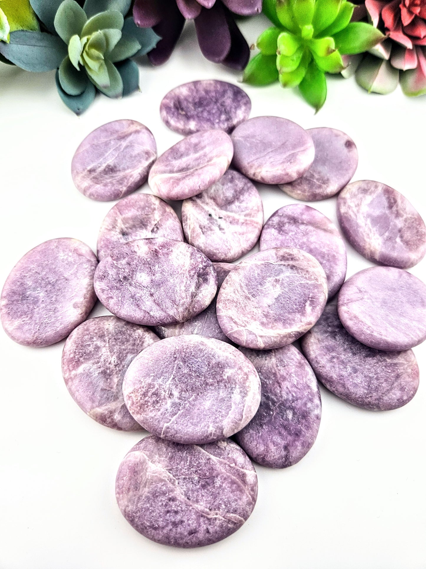 Lepidolite Worry Stone