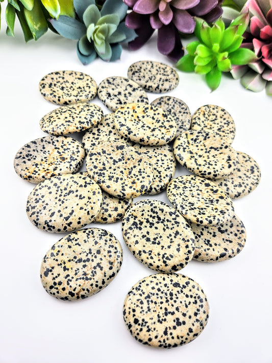 Dalmation Jasper Worry Stone