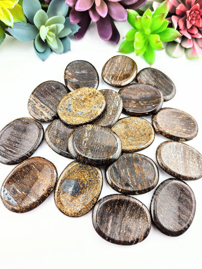 Bronzite Worry Stone