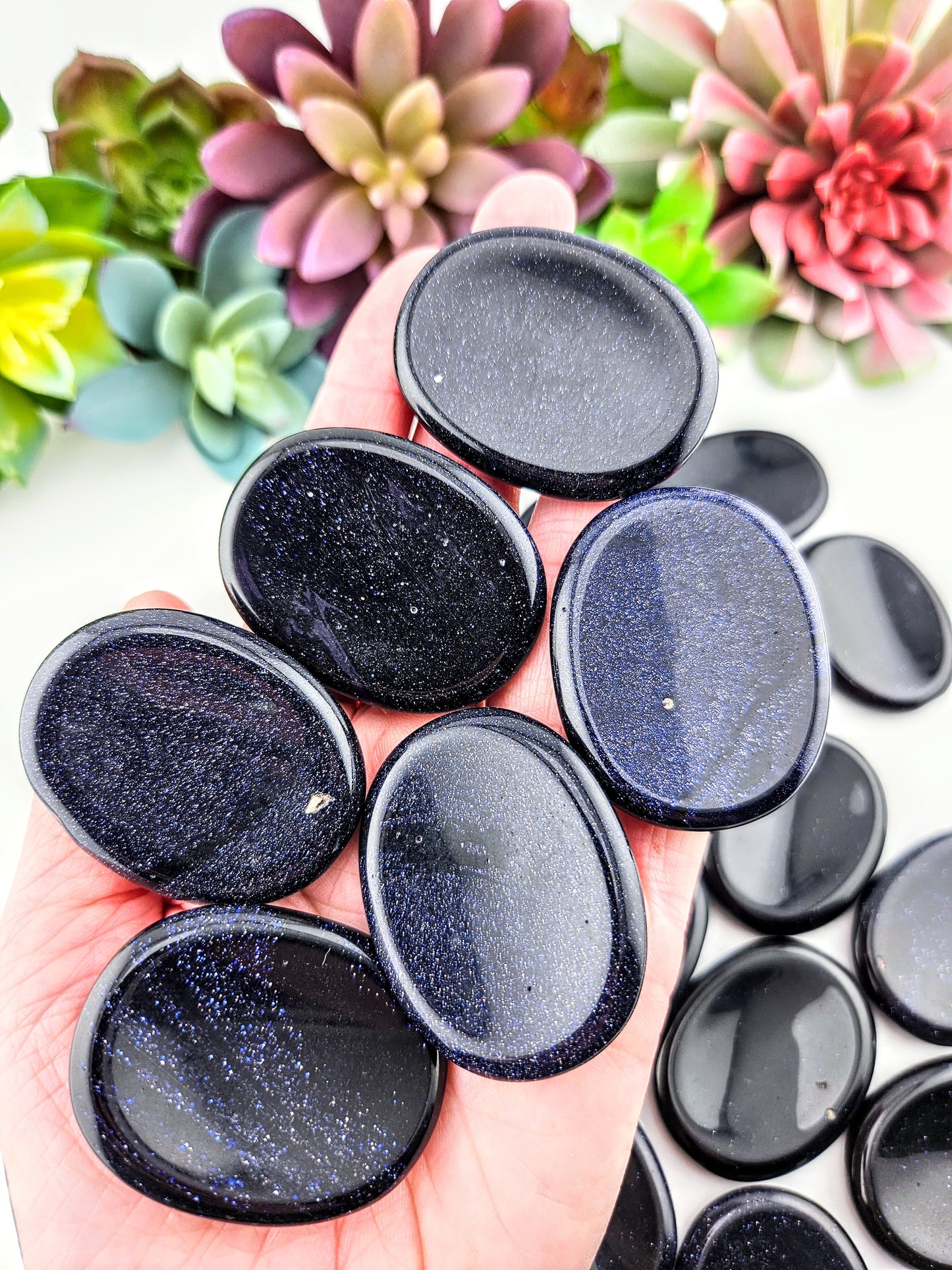 Blue Sandstone Worry Stone