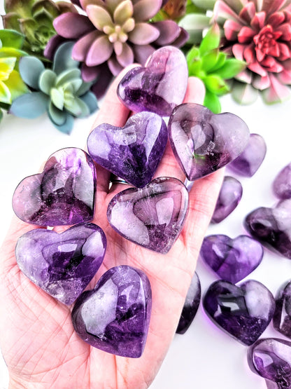 Small Amethyst Heart