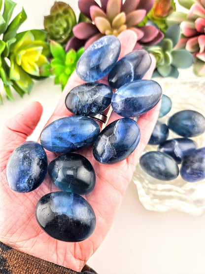 Medium Blue Fluorite Tumble