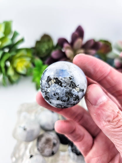 Small Rainbow Moonstone Sphere