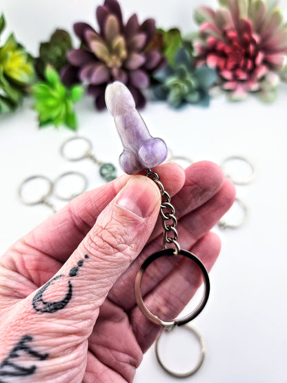 Crystal Peen Keychain