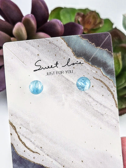 Sterling Silver Aquamarine Earrings