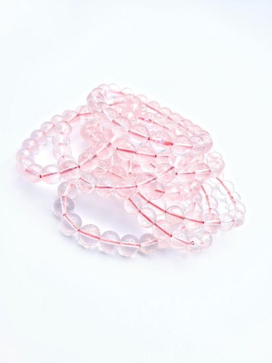 Star Rose Quartz 9mm Bracelet