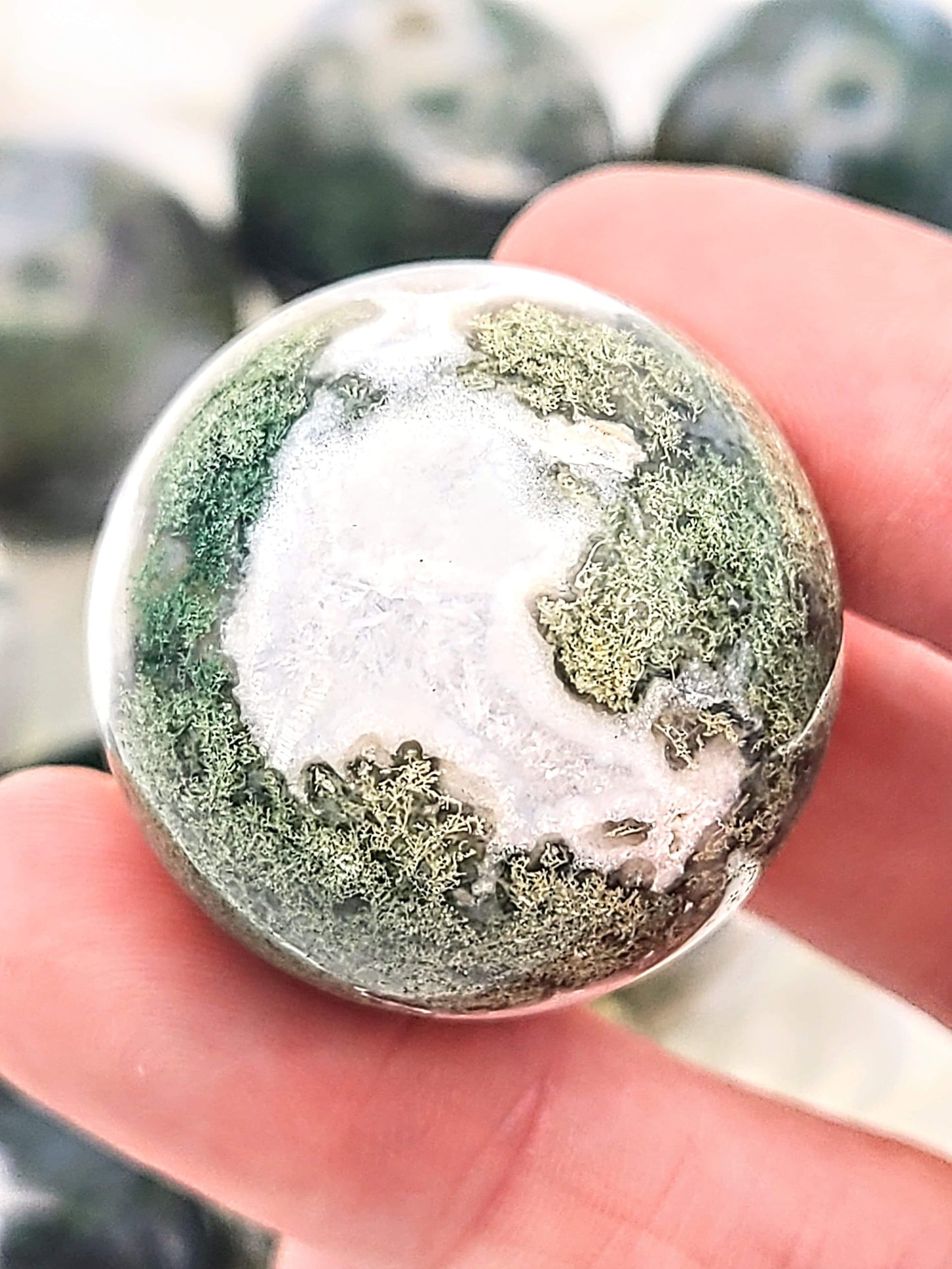 Small Moss Agate Sphere