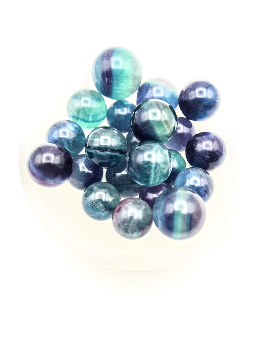 Mini & Small Blue Fluorite Sphere