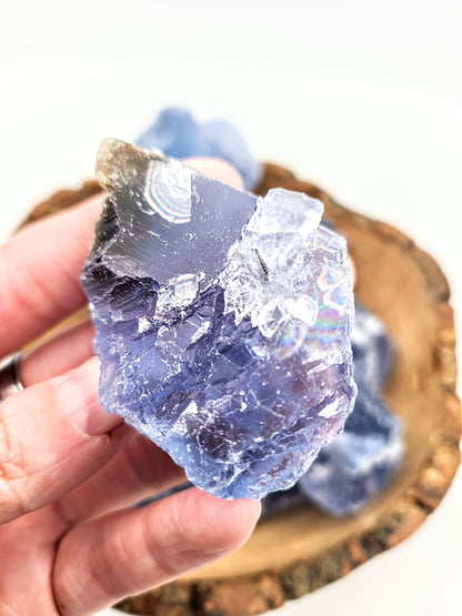 Raw Blue Fluorite Chunk