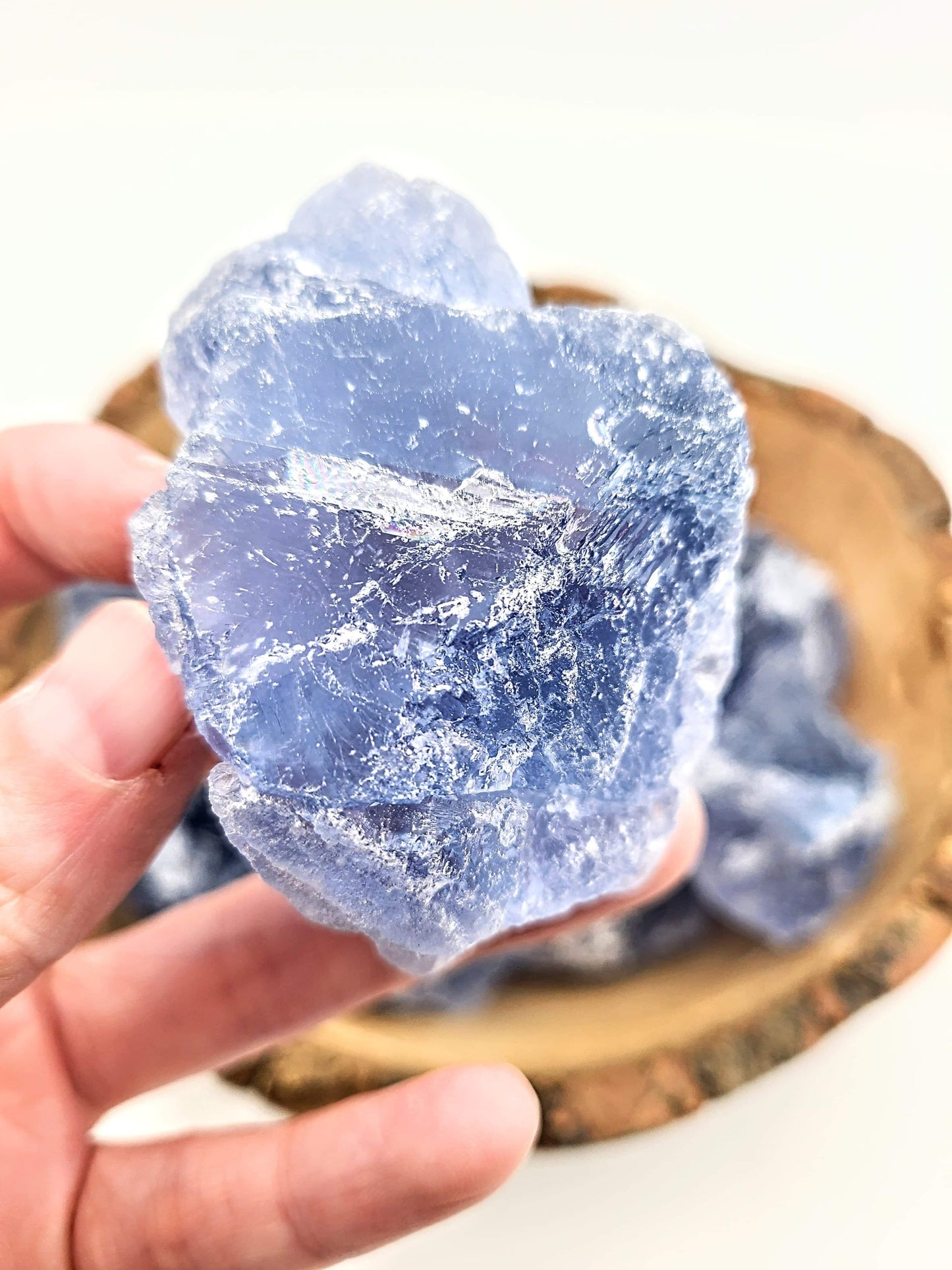 Raw Blue Fluorite Chunk