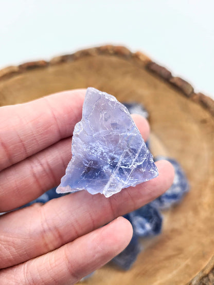 Raw Blue Fluorite Chunk