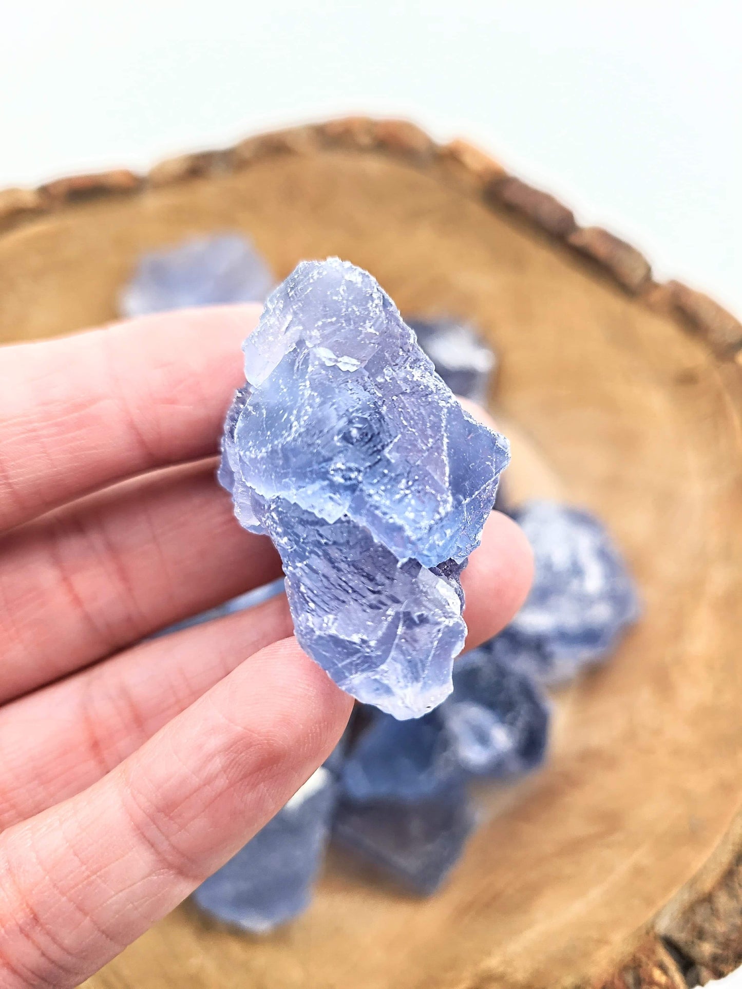 Raw Blue Fluorite Chunk