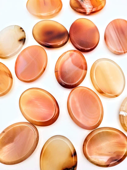 Carnelian Worry Stone