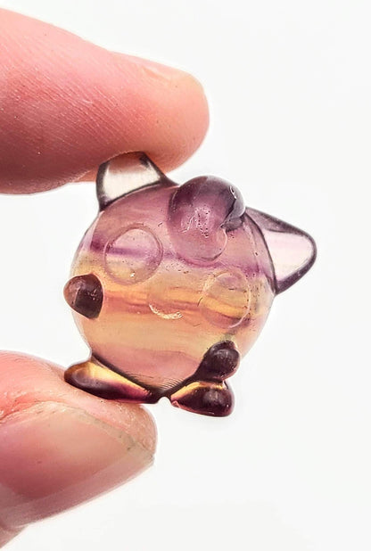 Mini Rainbow Fluorite Jigglypuff