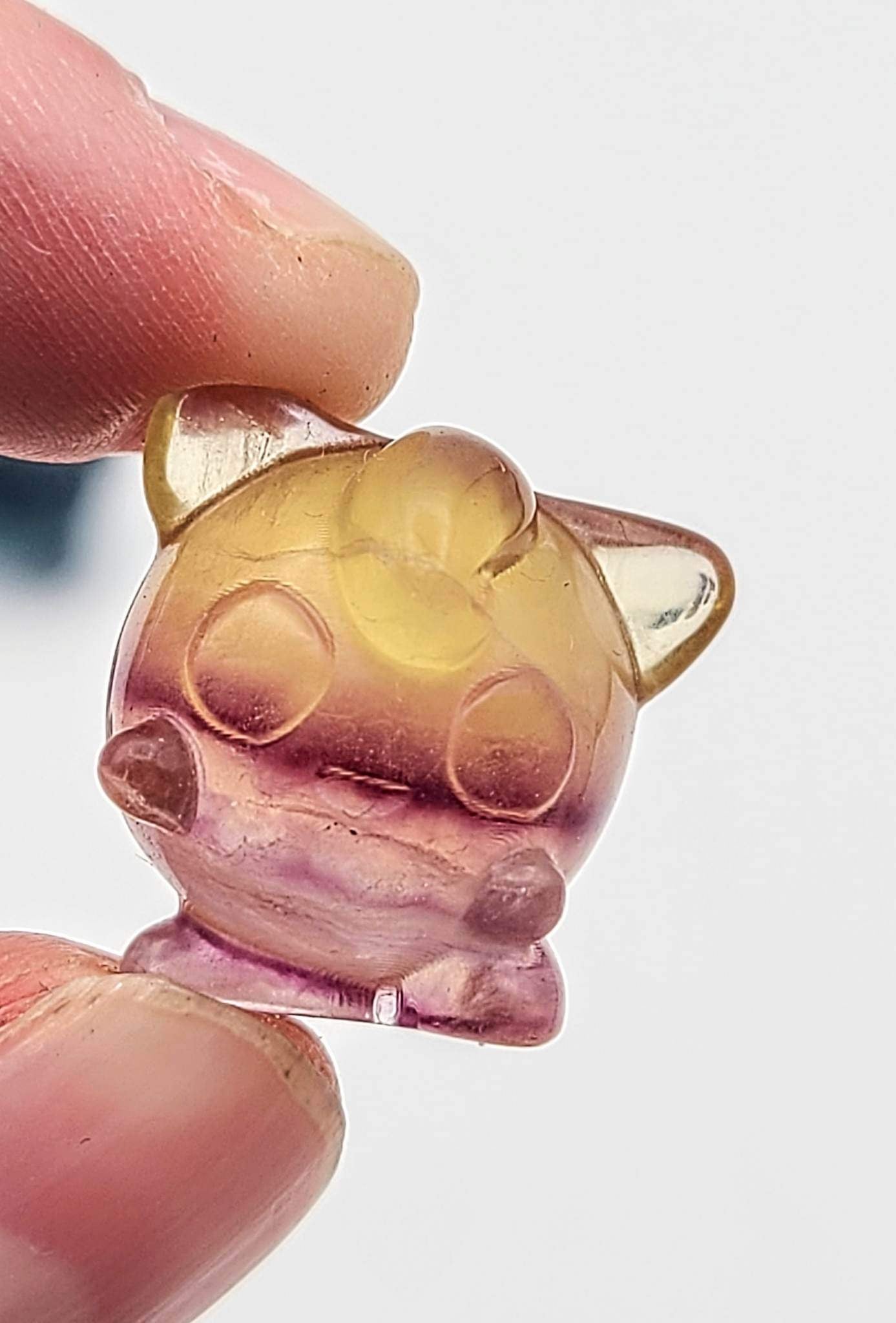 Mini Rainbow Fluorite Jigglypuff