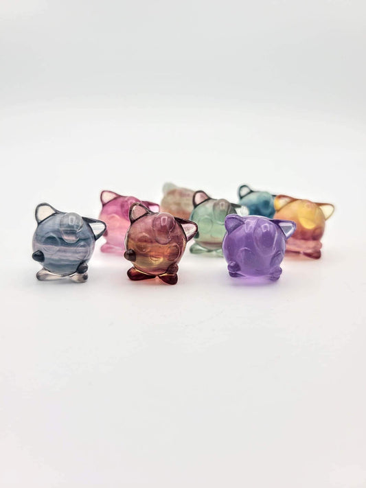 Mini Rainbow Fluorite Jigglypuff