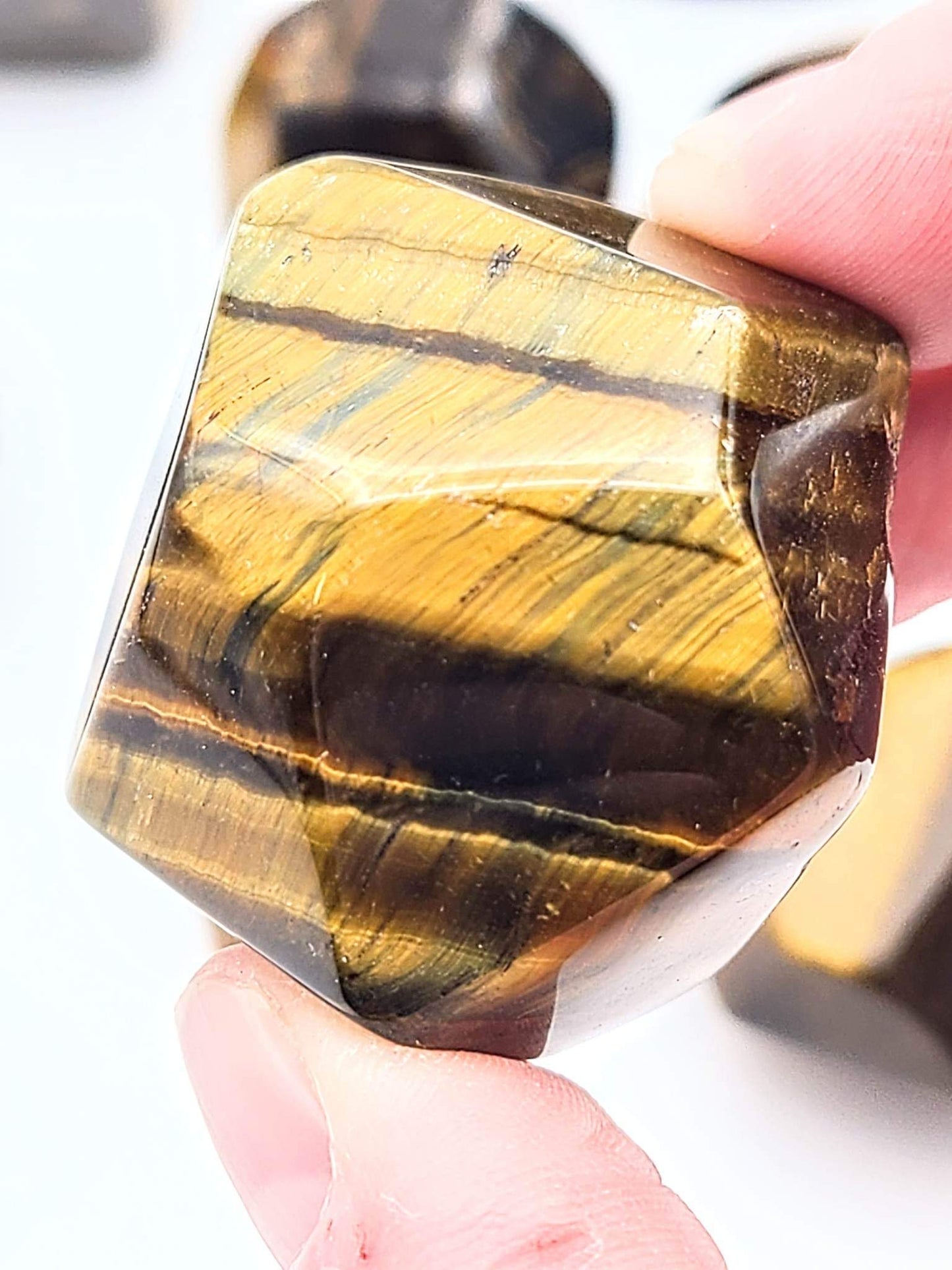 Yellow Tigers Eye Freeforms