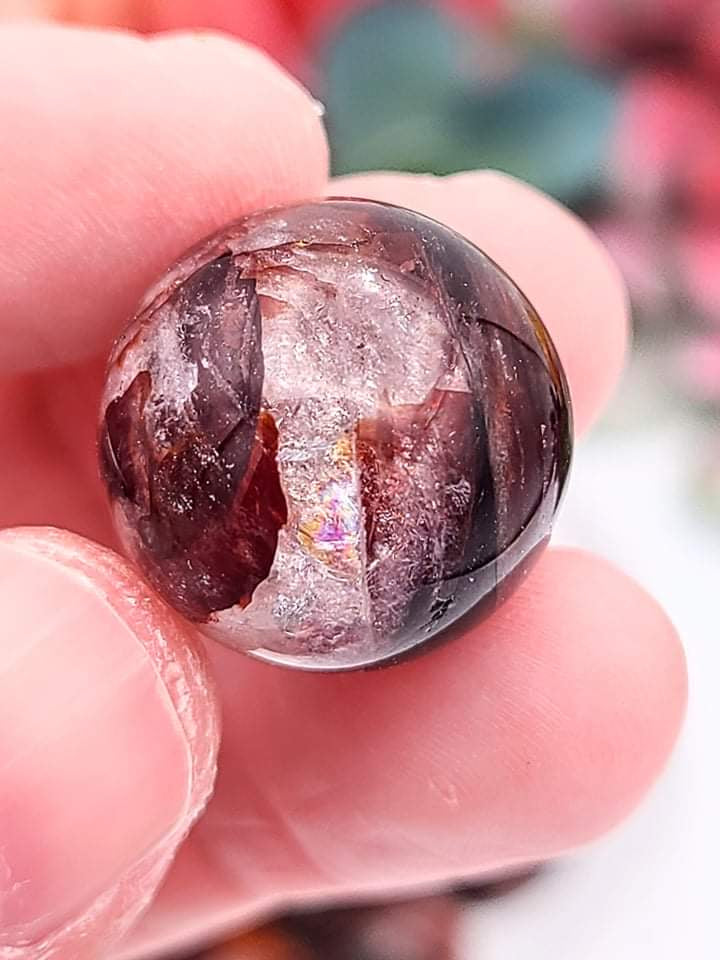 Fire Quartz Mini Sphere