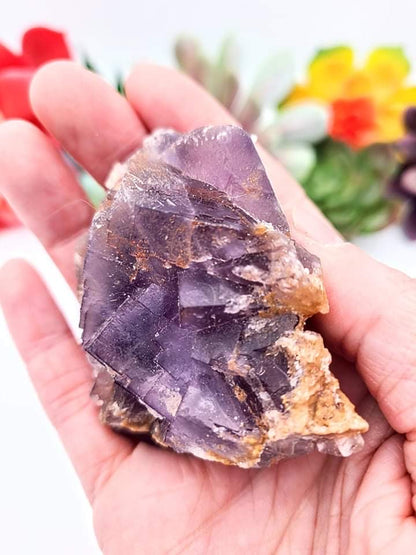 Purple Cubic Fluorite